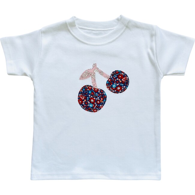 Liberty of London Childrens Cherry Short Sleeve T-Shirt, White