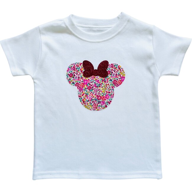 Liberty of London Childrens Minnie Mouse Short Sleeve T-Shirt, White