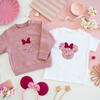 Liberty of London Minnie Mouse Children's Jumper, Pink - Sweatshirts - 3