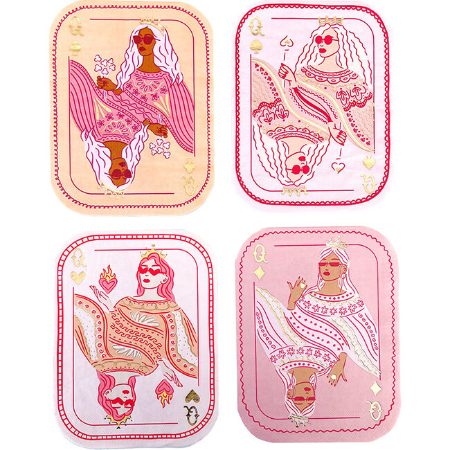 Queens Card Large Napkins