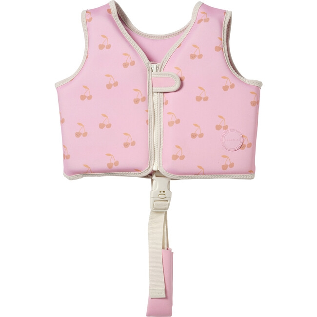 Swim Vest: 2/3, Cotton Candy Cherry Pink