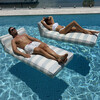 Luxe Lie-On Lounger: Lazy Days, Blue Stripe - Pool Floats - 3