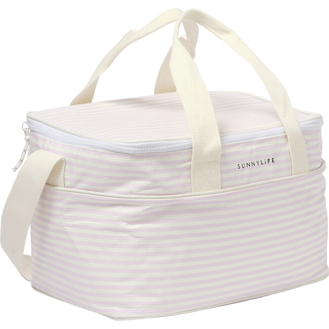 Light Cooler: Bag - Lazy Days, Pink Stripe - Lunchbags - 2