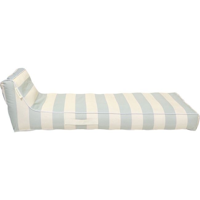 Luxe Lie-On Lounger: Lazy Days, Blue Stripe - Pool Floats - 4