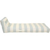 Luxe Lie-On Lounger: Lazy Days, Blue Stripe - Pool Floats - 4