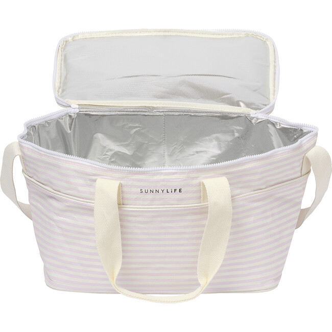 Light Cooler: Bag - Lazy Days, Pink Stripe - Lunchbags - 3