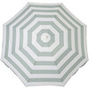 Compact Beach Umbrella: La Palma, Sage Stripe - Umbrellas - 5