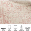 Adirondack Adele Rug, Pink/Ivory - Rugs - 9