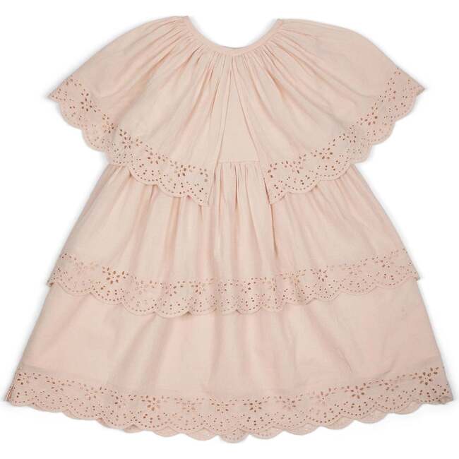 Isabel Cotton Broderie Anglaise Bubble Dress, Coco Au Lait