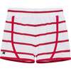 Girls Super Short, Red Stripe - Shorts - 1 - thumbnail