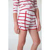 Girls Super Short, Red Stripe - Shorts - 2