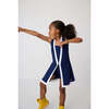 Girls Tennis Skort Dress, Navy - Dresses - 2