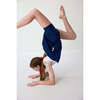 Girls Twirly Skort, Navy - Skirts - 4