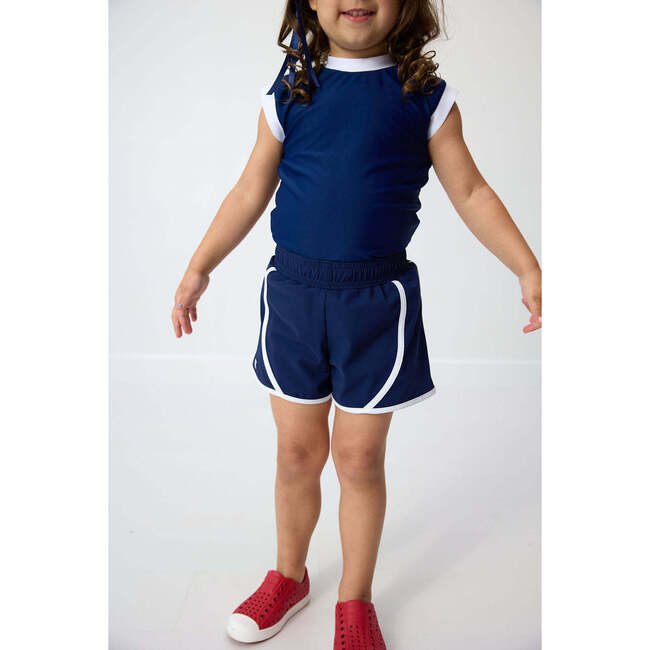 Girls Super Short, Navy - Shorts - 4