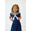 Girls Sailor Tennis Skort Dress , Navy - Dresses - 2