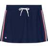 Girls Ribboned Skirt, Navy - Skirts - 1 - thumbnail