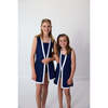 Girls Tennis Skort Dress, Navy - Dresses - 5