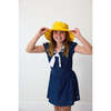 Girls Sailor Tennis Skort Dress , Navy - Dresses - 7
