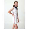Girls Ribboned Skirt, White - Skirts - 4