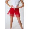 Girls Pleated Skort, Red - Skirts - 2