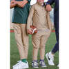 Boys Warm Up Jogger, Khaki - Pants - 3