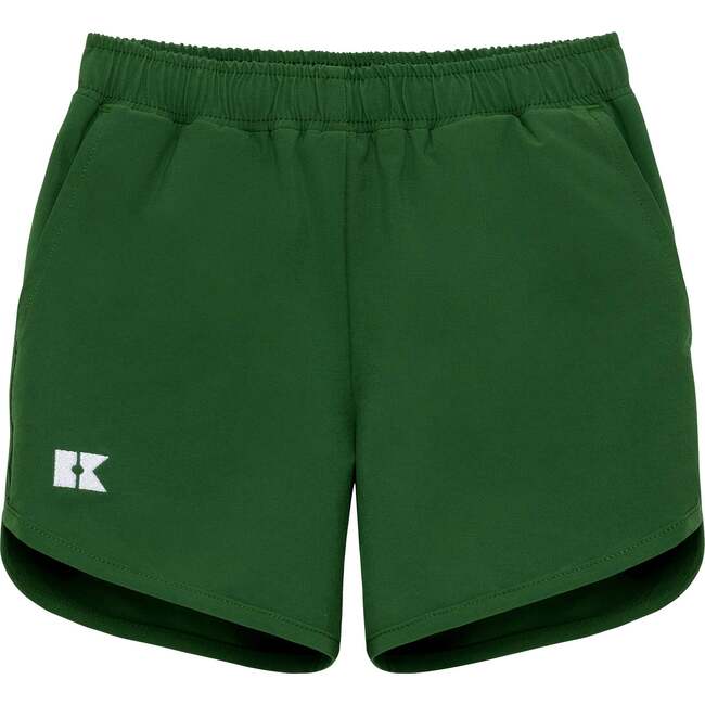 Boys Super Short Lined, Dark Green