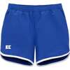 Boys Retro Super Short Lined, Royal Blue - Shorts - 1 - thumbnail