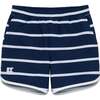 Boys Retro Super Short Lined, Navy Stripe - Shorts - 1 - thumbnail