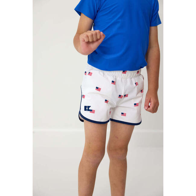 Boys Retro Super Short, Flag - Shorts - 3