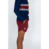 Boys Super Short Lined, Maroon - Shorts - 2