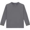 Boys Pullover, Gray - Sweatshirts - 1 - thumbnail