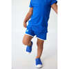 Boys Retro Super Short Lined, Royal Blue - Shorts - 6