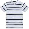 Boys Practice Tee, Navy Stripe - T-Shirts - 1 - thumbnail