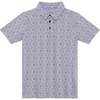 Boys Polo Shirt, Sailor Flag Print - Polo Shirts - 1 - thumbnail