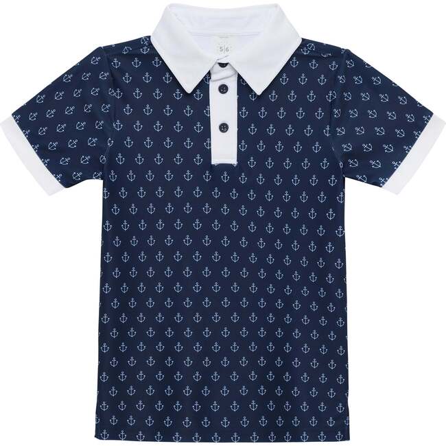 Boys Polo Shirt, Anchor