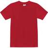 Boys Practice Tee, Red - T-Shirts - 1 - thumbnail