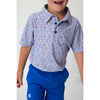 Boys Polo Shirt, Sailor Flag Print - Polo Shirts - 2