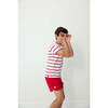 Boys Practice Tee, Red Stripe - T-Shirts - 3
