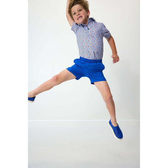 Boys Polo Shirt, Sailor Flag Print - Polo Shirts - 3