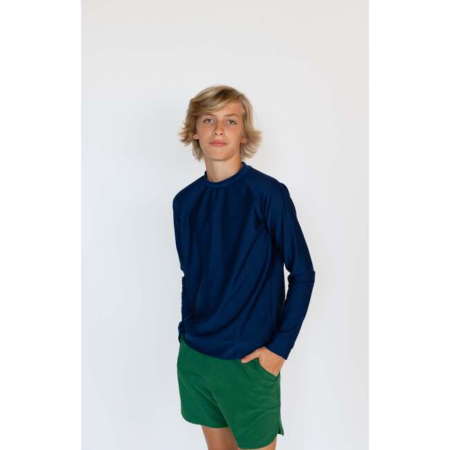 Boys Pullover, Navy - Sweatshirts - 2