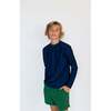 Boys Pullover, Navy - Sweatshirts - 2