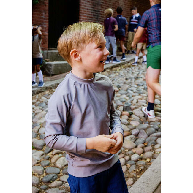Boys Pullover, Gray - Sweatshirts - 4