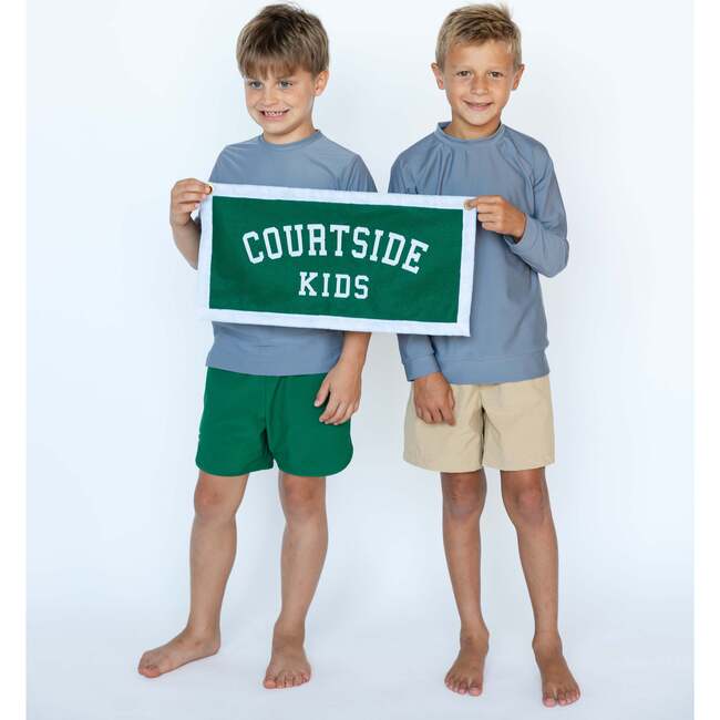 Boys Super Short, Dark Green - Shorts - 4