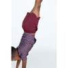 Boys Super Short Lined, Maroon - Shorts - 3