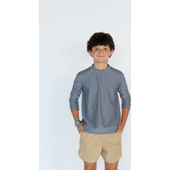 Boys Pullover, Gray - Sweatshirts - 5