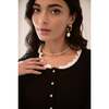 Claire Necklace, White - Necklaces - 2