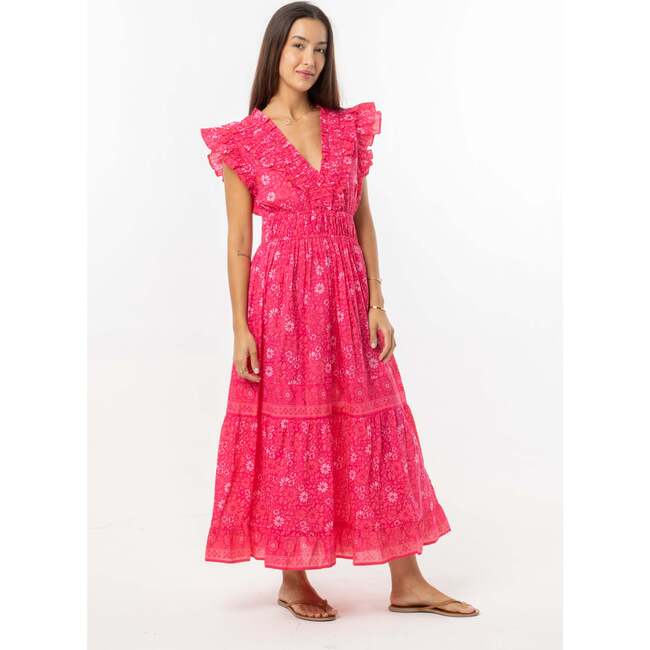 Cora Dress, Magenta - Dresses - 2