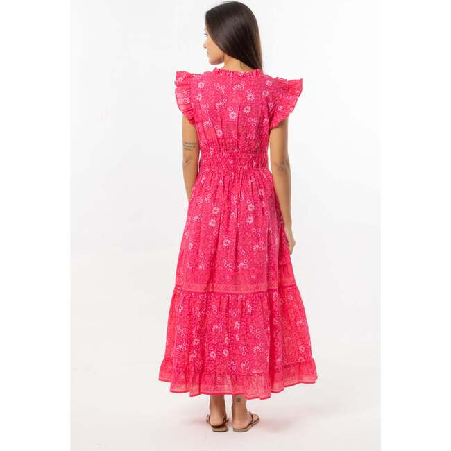 Cora Dress, Magenta - Dresses - 3