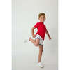 Boys Retro Super Short Lined, Flag - Shorts - 4