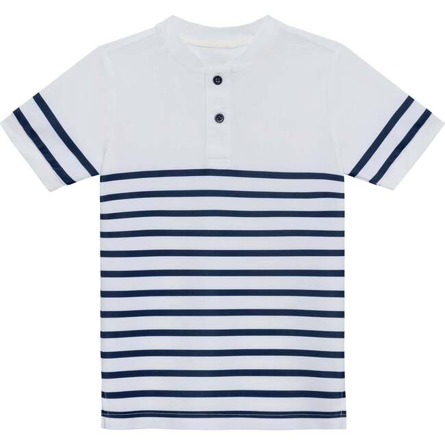 Boys Blade Shirt, Navy Stripe